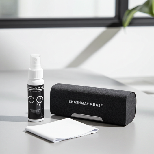 CHASHMAY KHAS® Premium Eyewear Cleaning Kit – 60ml Lens Spray, Microfiber Cloth & Stylish Hard Case - CHASHMAY KHAS®