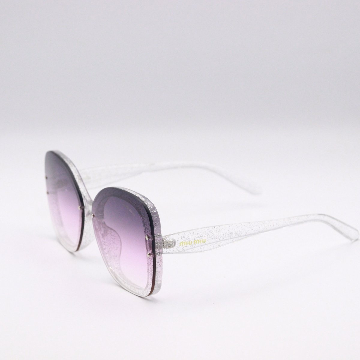 Miu Miu - Glitter - Infused - Gradient - Sunglasses in Lilac Crystal - CHASHMAY KHASยฎ - product_vendor