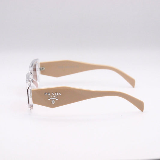 PRADA - SPR 17W - Symbol Rectangle Sunglasses – Transparent Edition - CHASHMAY KHAS® - product_vendor