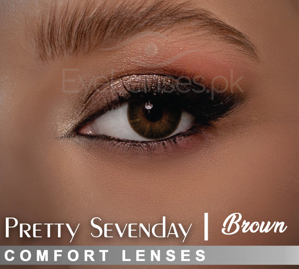 Brown Pretty Seven Day - Comfort Lenses
