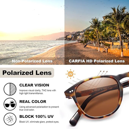 CARFIA - CA5285L - Retro Polarized - Sunglasses - 100% Original - CHASHMAY KHAS®