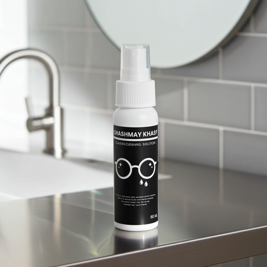 CHASHMAY KHAS® Premium Lens Cleaning Solution – 60ml Spray Bottle +  Free Branded Microfiber Cloth - CHASHMAY KHAS®