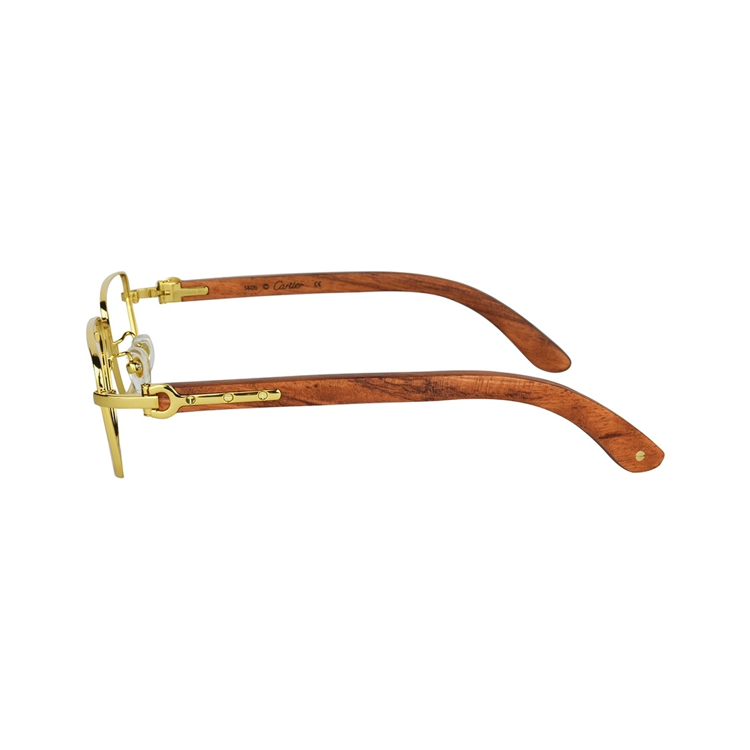 Cartier CT03362O Golden Glasses Frame Price in Pakistan | Chashmay Khas