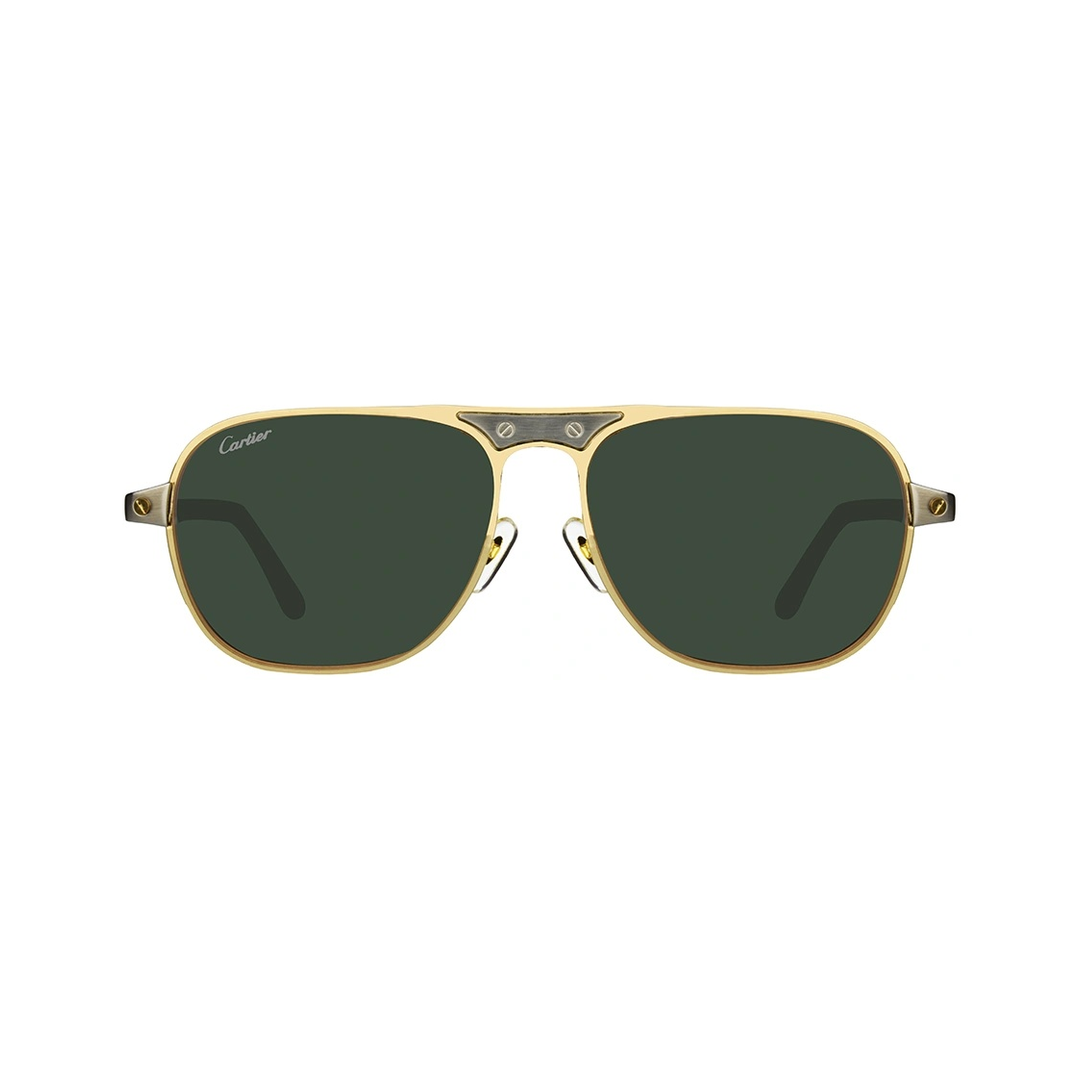 Cartier CT0532S Gold Green Sunglasses Price in Pakistan | Chashmay Khas
