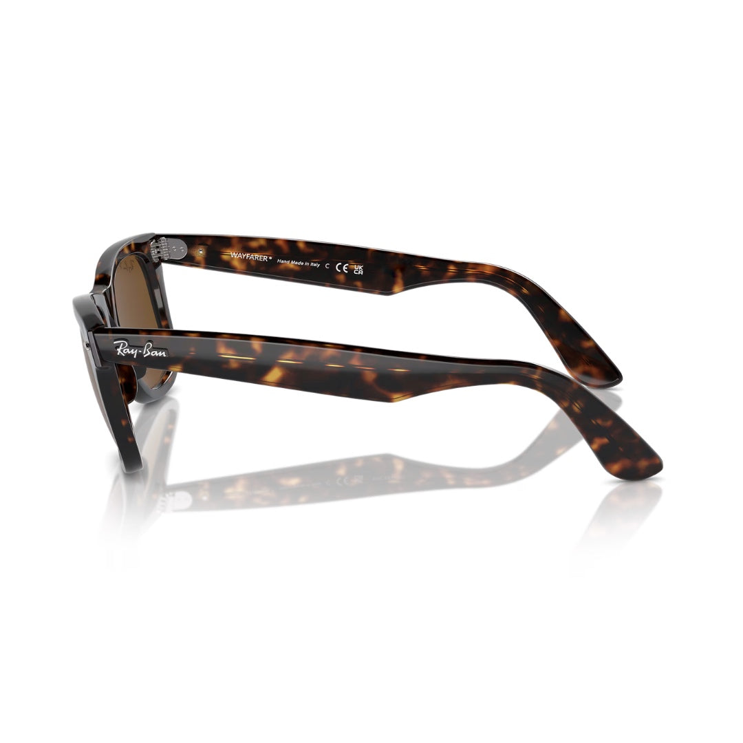 Chashmay Khas RayBan RB2140 Wayfarer Classic sunglasses with G-15 lenses, black frame, and dark tinted lenses.