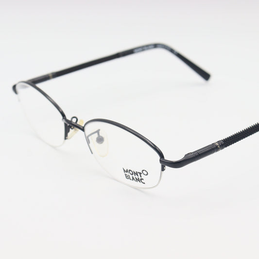 Montblanc Oval Halfrim luxury unisex spectacles by CHASHMAY KHAS® with sleek, elegant design and high-quality craftsmanship.