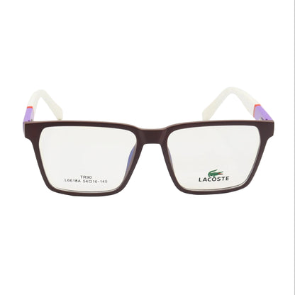 Lacoste - Unisex - Premium - Rectangular - Eyeglasses - CHASHMAY KHAS®