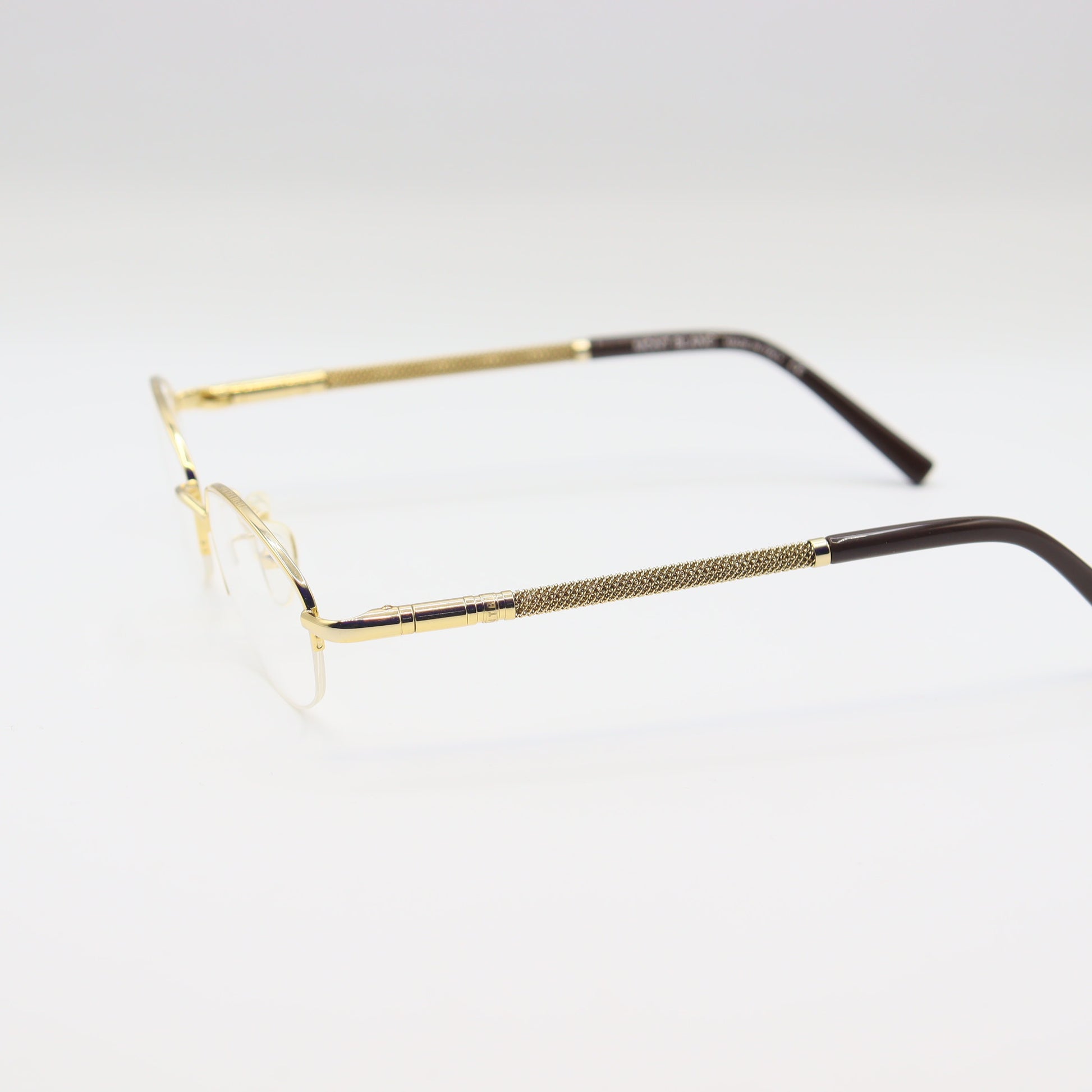 Montblanc Oval Halfrim unisex eyeglasses by CHASHMAY KHAS® featuring sleek luxury spectacles with a modern design.