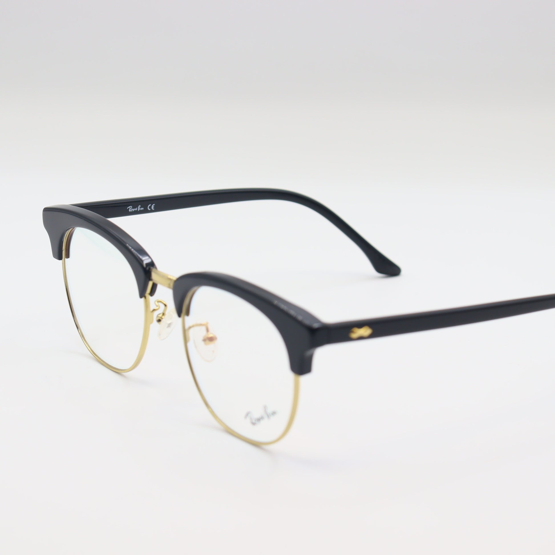 Round tortoiseshell eyeglasses by CHASHMAY KHAS® featuring classic style and full-rim spectacle frames.