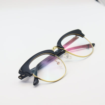 Round tortoiseshell eyeglasses by CHASHMAY KHAS® featuring classic style and full-rim spectacle frames.