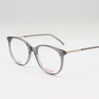 Elegant grey cat-eye bio-acetate glasses by CHASHMAY KHAS® featuring a stylish, vintage-inspired frame for women.