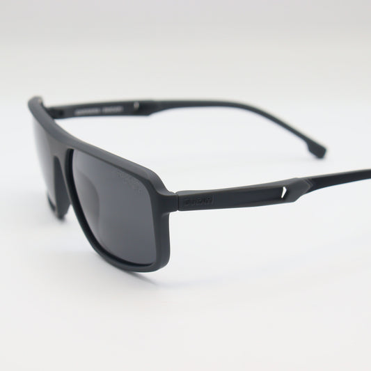 Chashmay Khas® Carrera x Ducati 22079 wraparound polarized sunglasses with black frames and dark lenses.