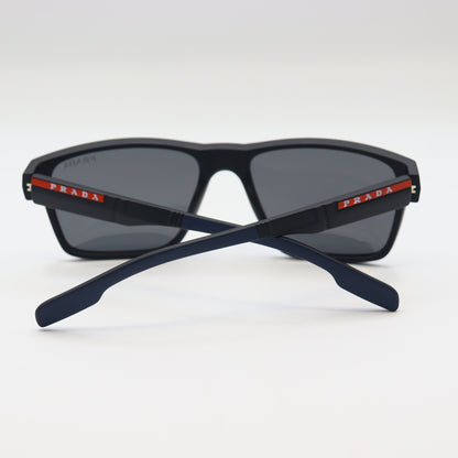 Prada square sunglasses with matte black frame and polarized lenses, stylish eyewear by CHASHMAY KHAS®