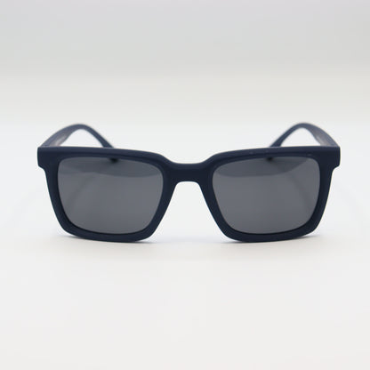 Black Lacoste square sunglasses with lightweight frame and polarized lenses, designed by CHASHMAY KHAS®.