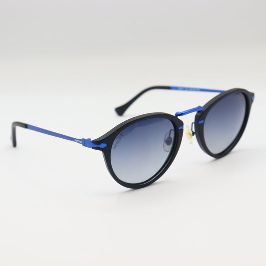 Retro P round sunglasses by CHASHMAY KHAS® with metal bridge, premium design, featuring classic round frames and stylish details.