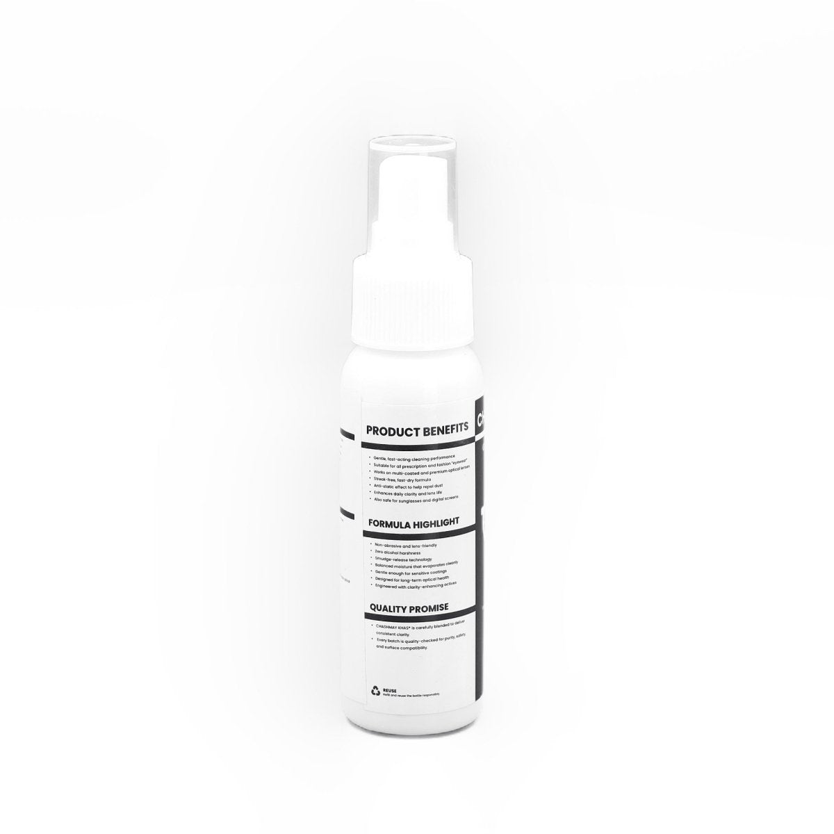CHASHMAY KHAS® Premium Lens Cleaning Solution – 60ml Spray Bottle + Free Branded Microfiber Cloth - CHASHMAY KHAS® - product_vendor