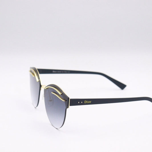 Dior - Diorun - Black & Gold Rimless - Cateye - Sunglasses - CHASHMAY KHAS® - product_vendor
