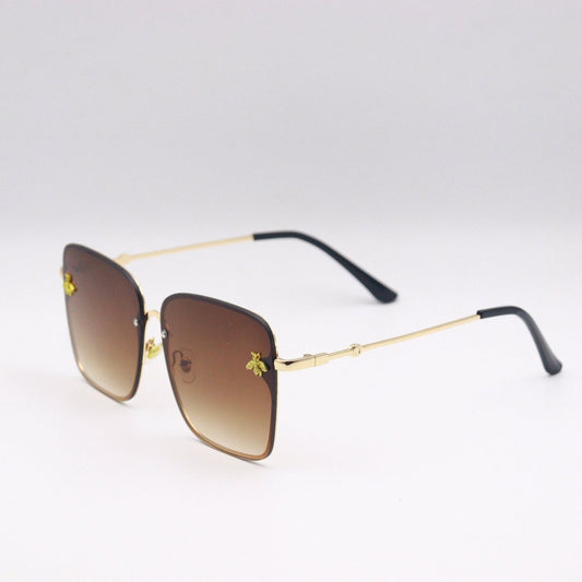 GUCCI - Bee - Embellished - Rimless - Square - Sunglasses - CHASHMAY KHAS® - product_vendor