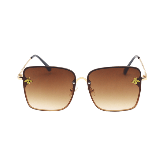 GUCCI - Bee - Embellished - Rimless - Square - Sunglasses - CHASHMAY KHAS® - product_vendor