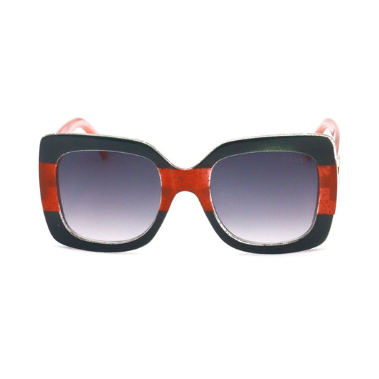 Gucci - Web - Stripe - Glitter - Oversized - Square - Sunglasses - CHASHMAY KHAS® - product_vendor