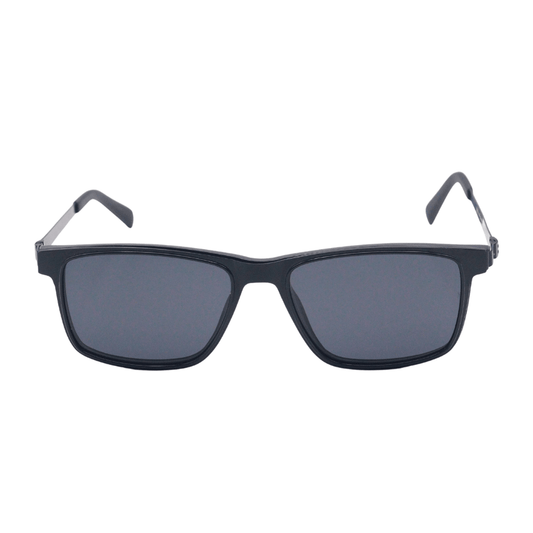 Metallic Black - 2 - in - 1 Magnetic Clip - On - Polarized - Sunglasses - CHASHMAY KHAS® - product_vendor