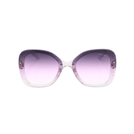 Miu Miu - Glitter - Infused - Gradient - Sunglasses in Lilac Crystal - CHASHMAY KHAS® - product_vendor