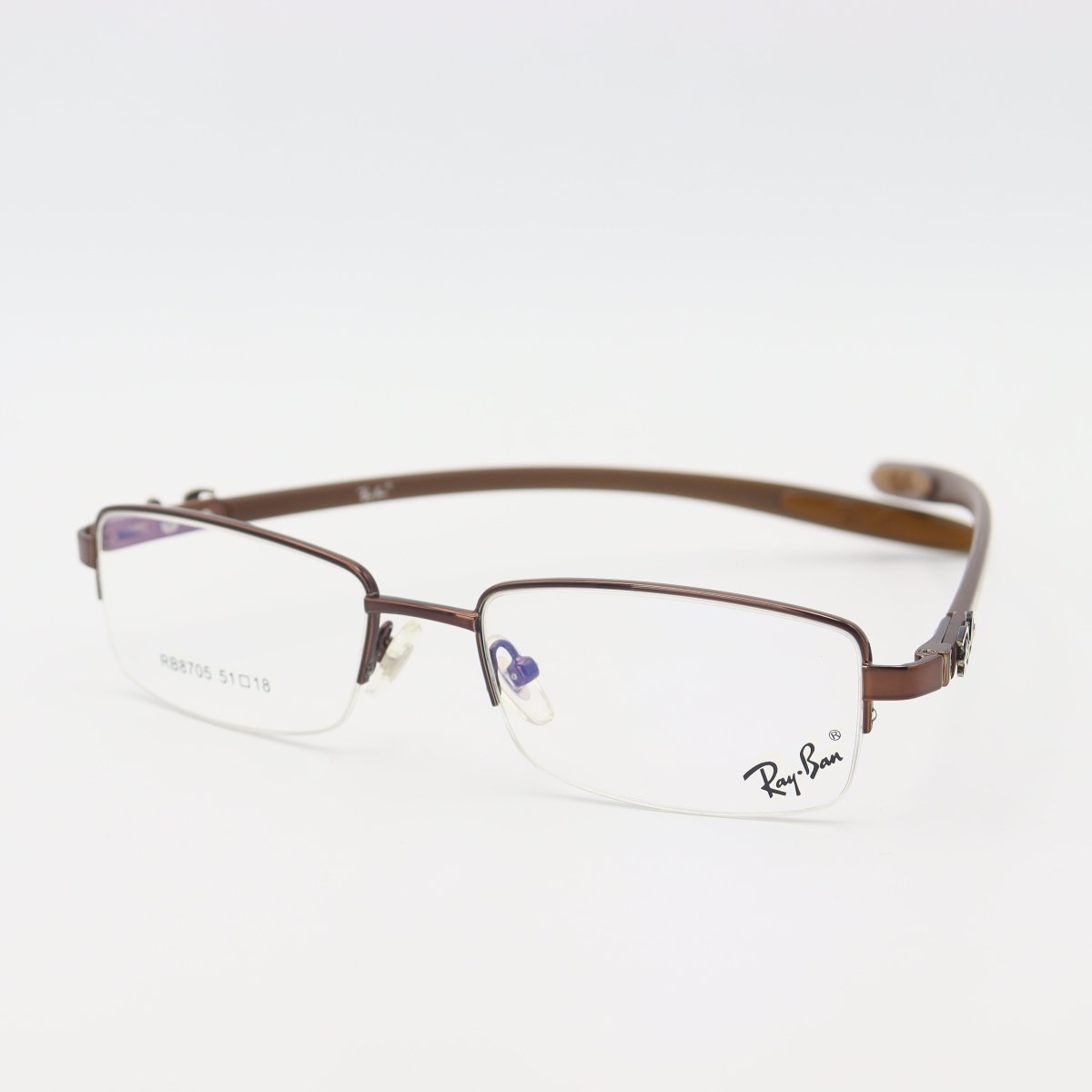 Ray - Ban - RB - 8705 - Rectangle - Half - Rim - SPECTACLES - CHASHMAY KHAS® - product_vendor