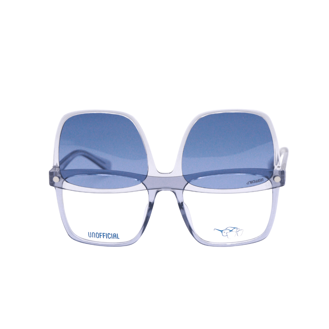 Unofficial® - Clip - On - Polarized - Sunglasses - Crystal Gray / Blue Gradient - CHASHMAY KHAS® - product_vendor